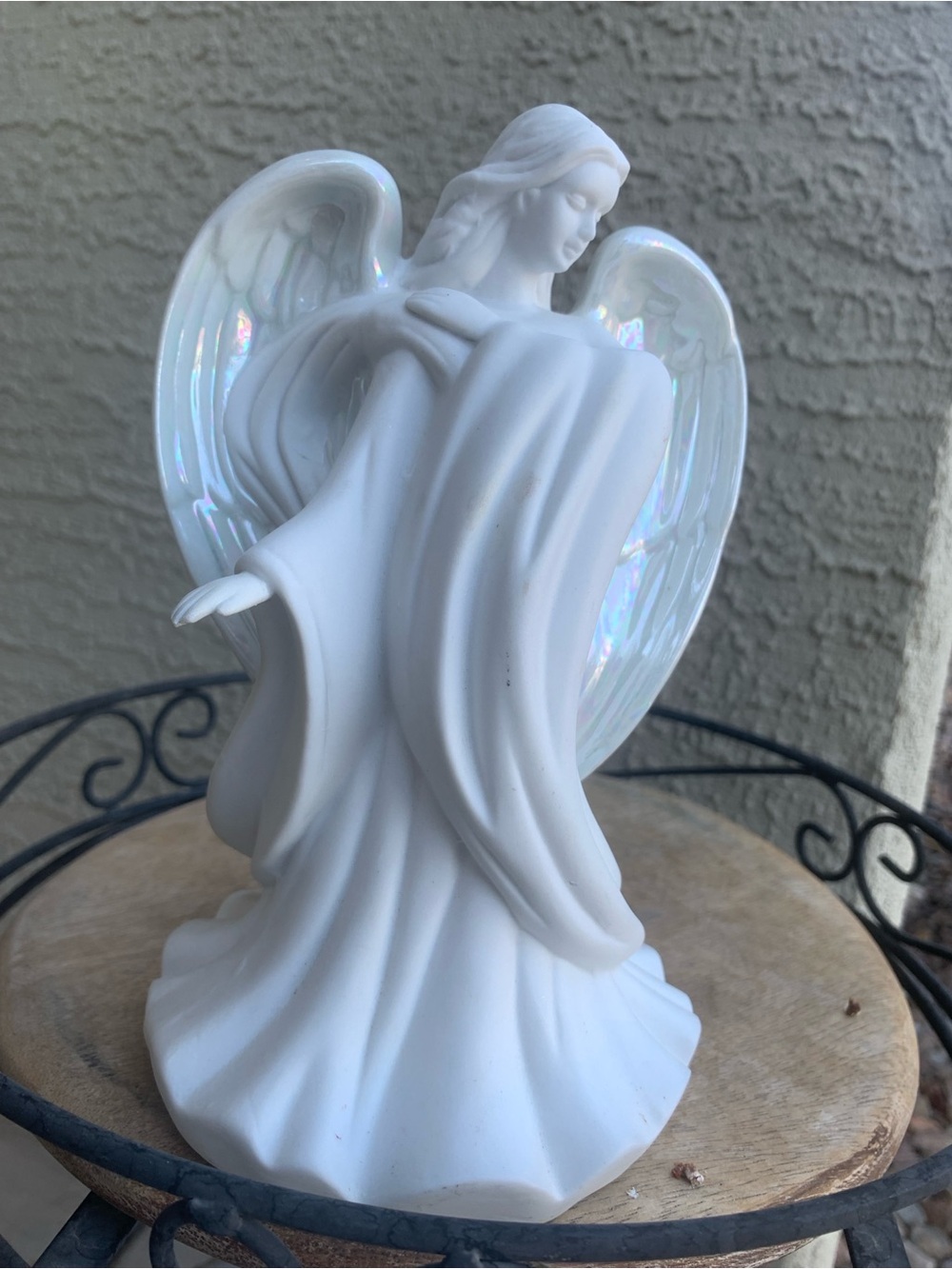 White Angel Figurine Holiday Décor
